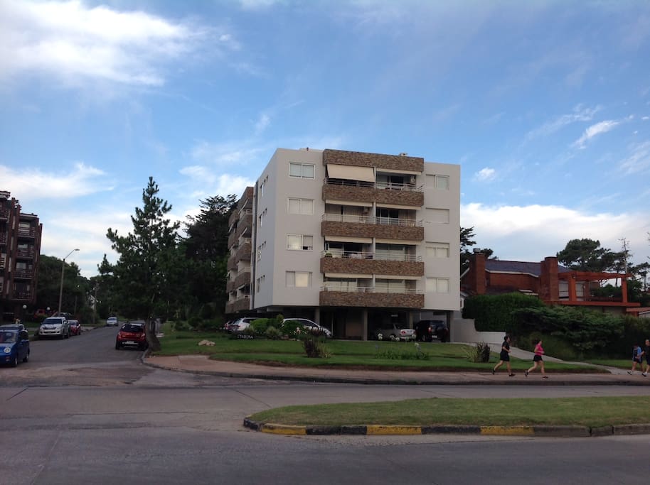 Front of the building
