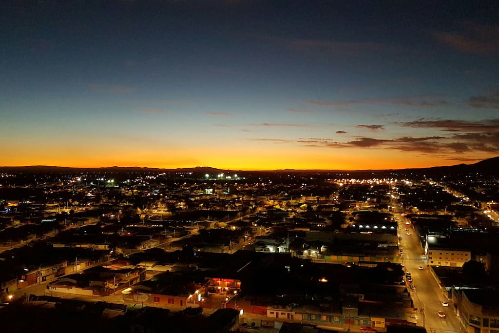 atardecer desde Balcón departamento