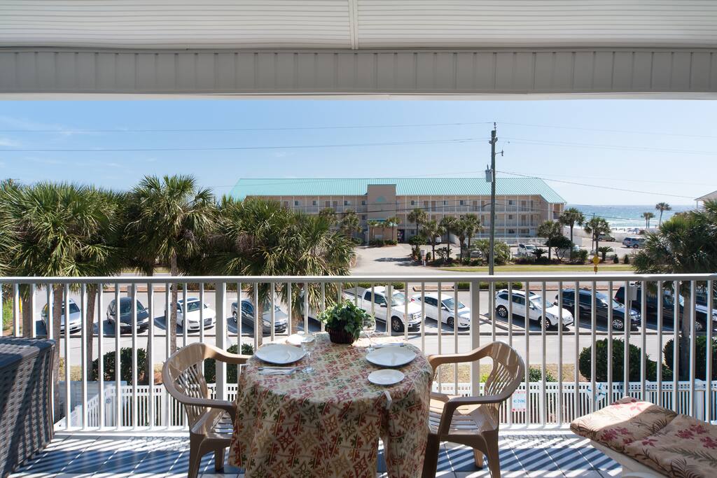 Enjoy Coffee or Cocktails on Balcony