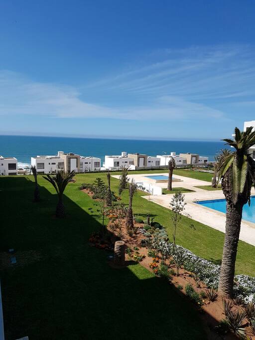 View from bedroom 3 and living room's balcony