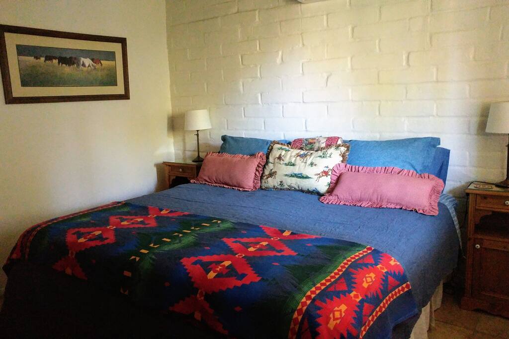 SWEET DREAMS! Bedroom: get a custom night's sleep in the King-size "Sleep Number" Bed