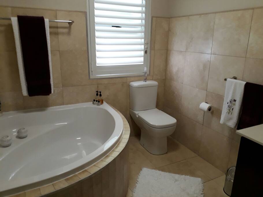 A huge private bathroom.