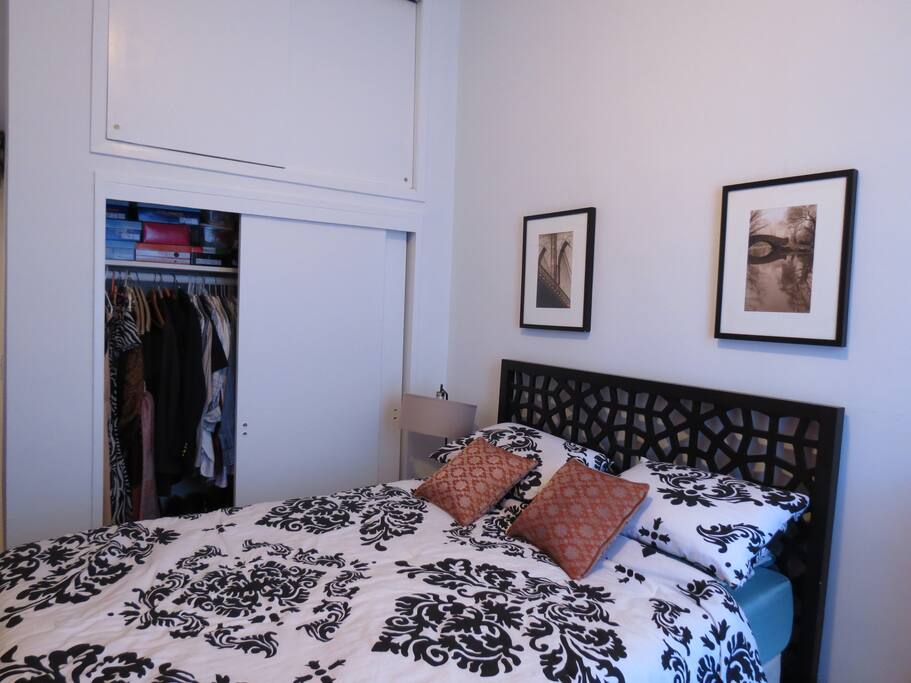 Closet and Bedroom.
