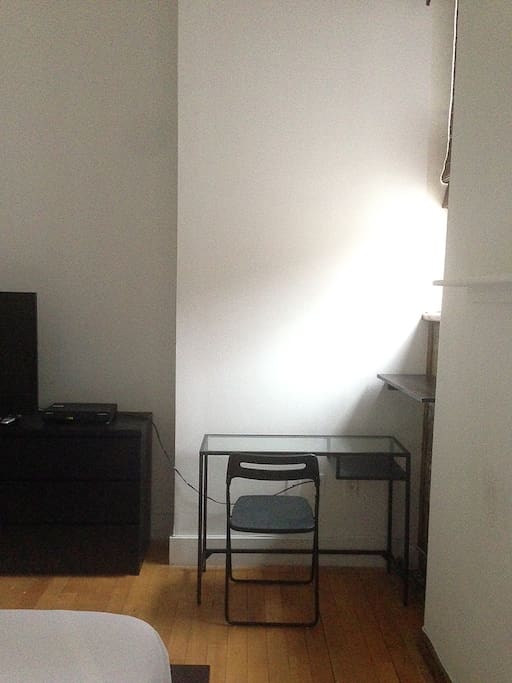 Desk and drawer