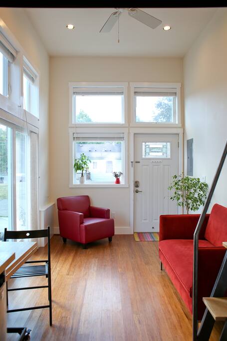 Lots of natural light
