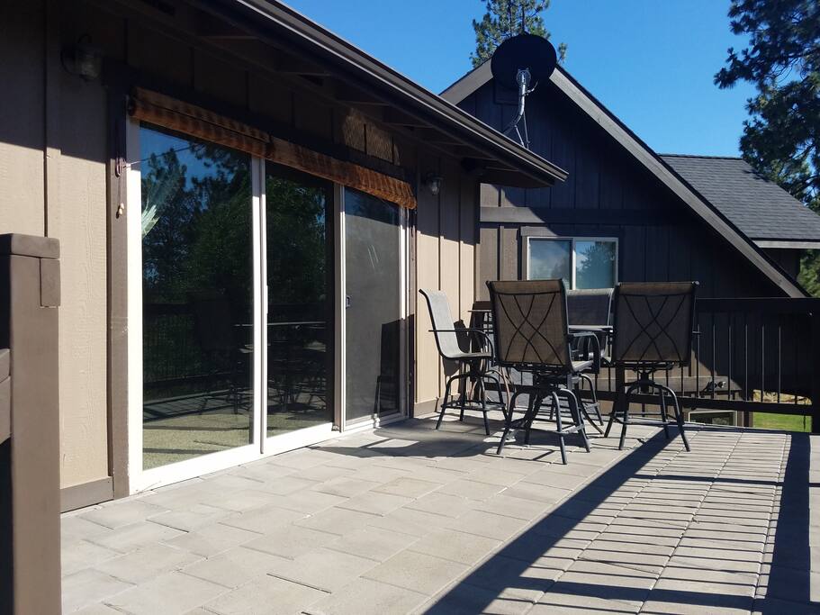 Private Deck with seating