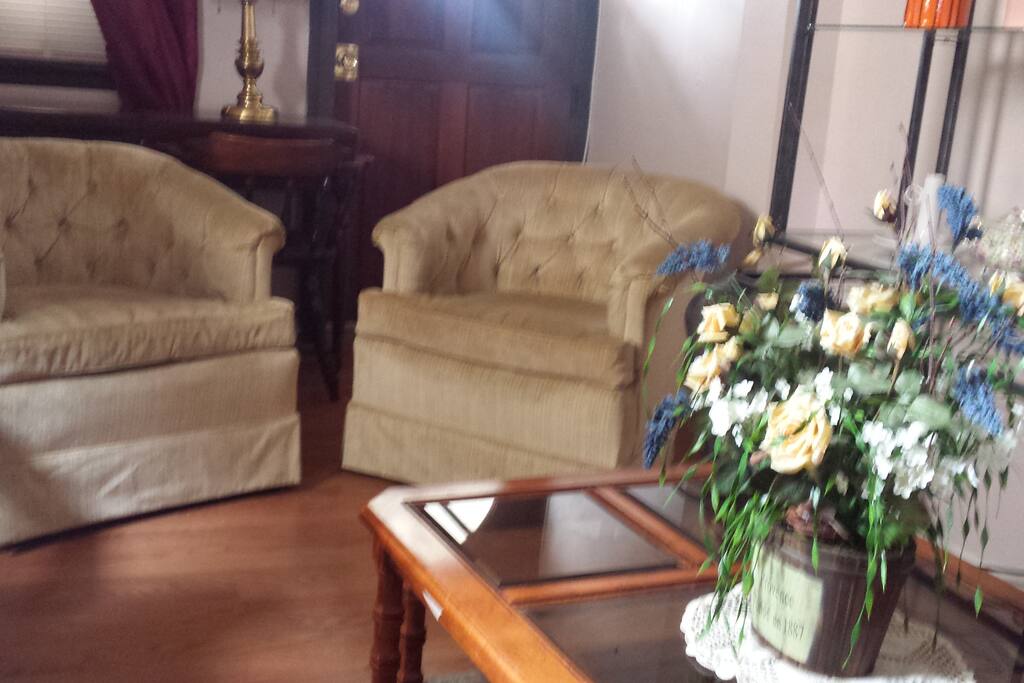 Spacious, cozy, comfy, living room area