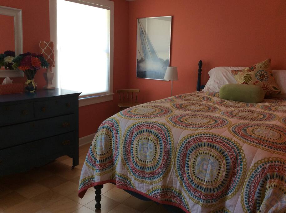 Bedroom One - full bed