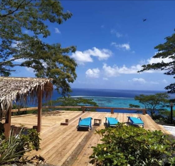 Espace extérieur de L'Auberge Polynésienne