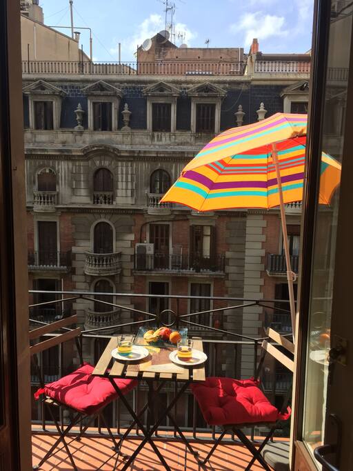 Nice balcony on the room