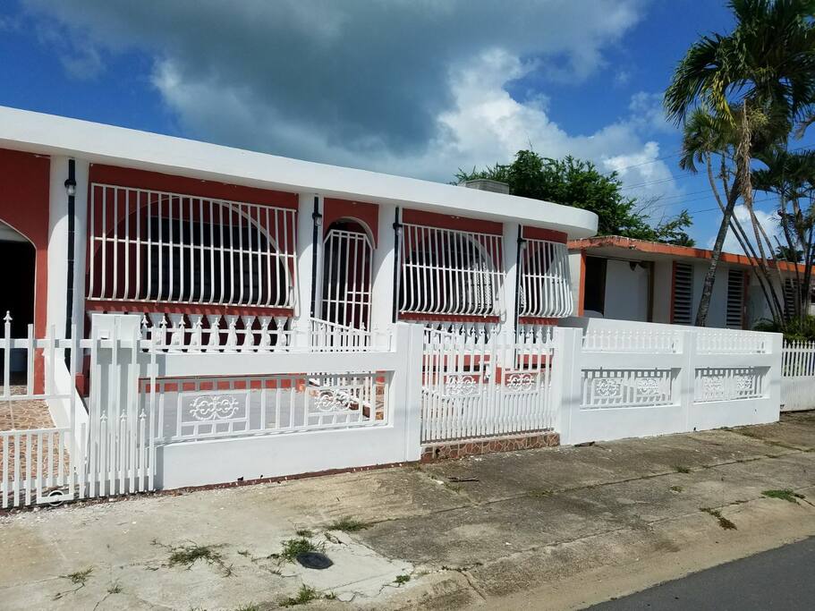 Front of the house