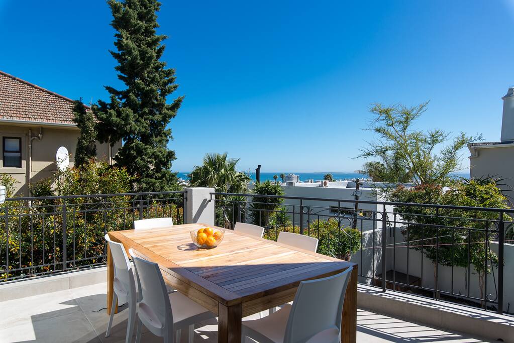 Outside top balcony