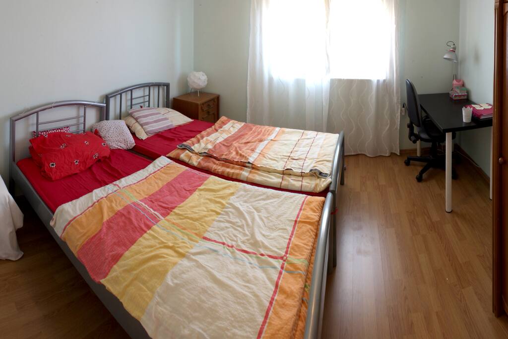 Larger bedroom