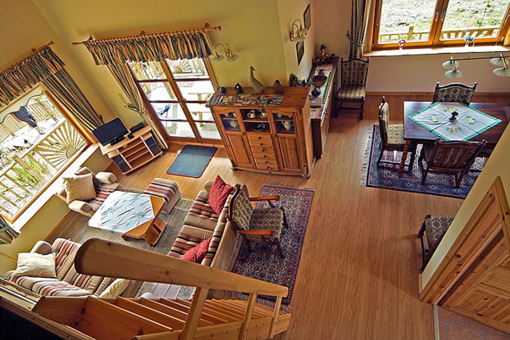 Light open plan living space