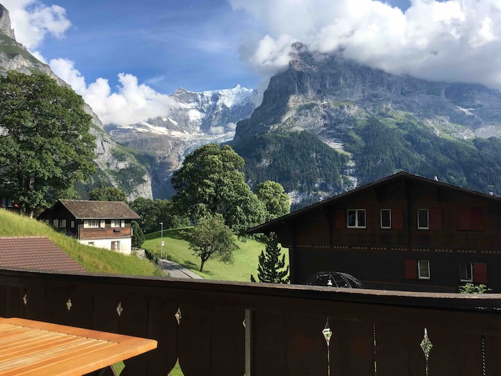 Sunny Apartment With A Nice View Of The Mountains - Grindelwald