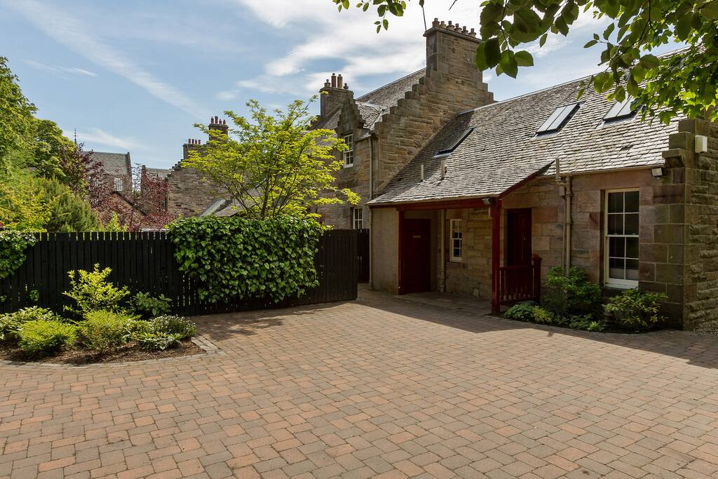 Driveway and entrance