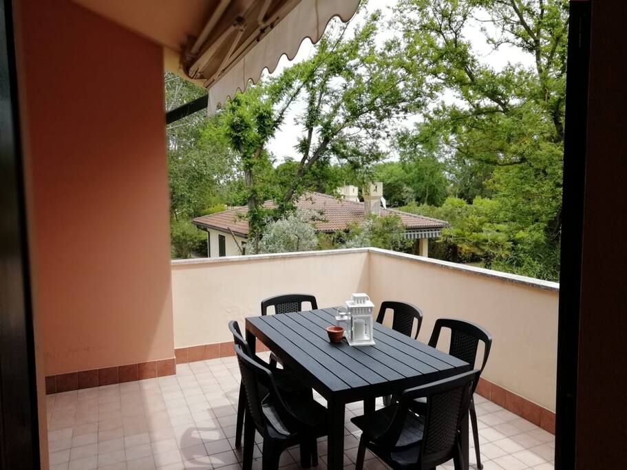 Terrazzo che si affaccia sul fiordo