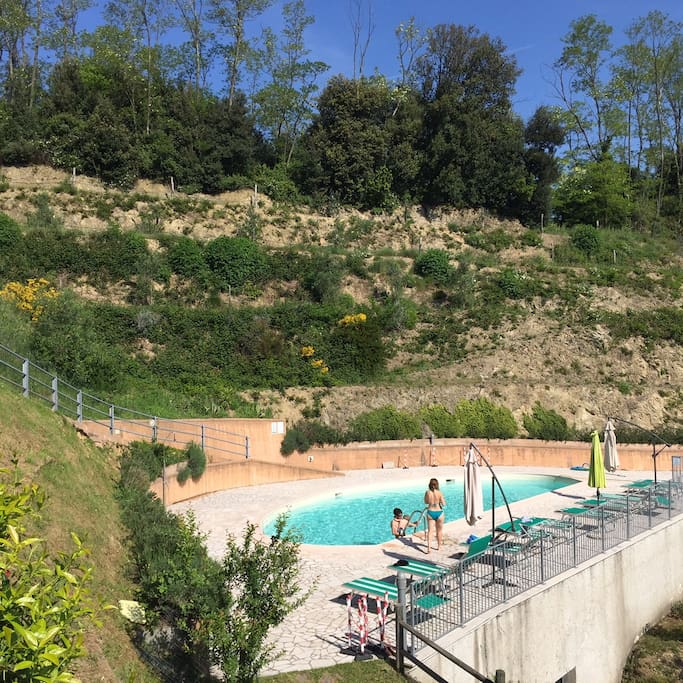 La piscina privata per gli ospiti