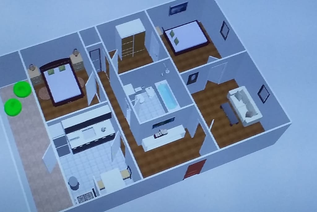 House plan (not to scale)