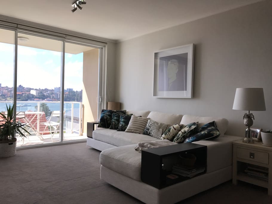 Lounge on the comfy sofa and enjoy the outlook...