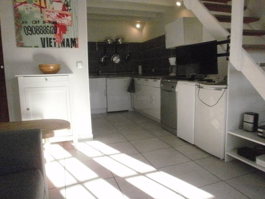 Salon - Cuisine