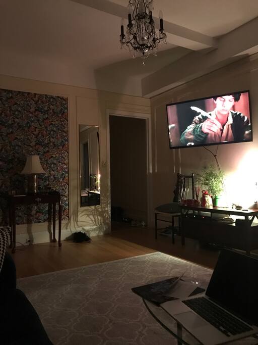 Room looks lovely at night