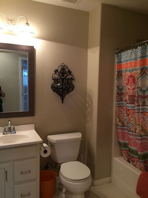 Bathroom with tub/shower combo