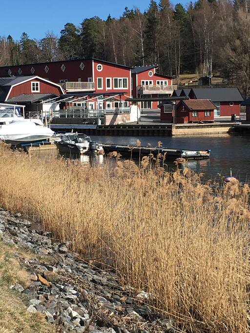Strömma Krog! Very close to Strömma channel. a place to eat, party and enjoy!