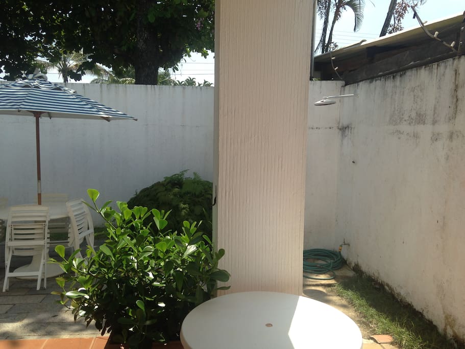 Área externa - chuveiro