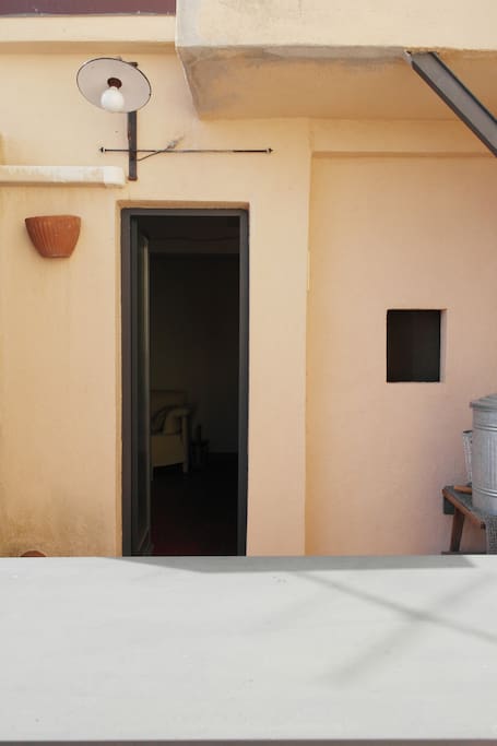 Accesso al terrazzo dal soggiorno