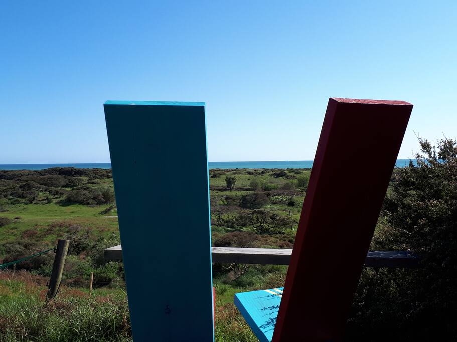 Relax in hammocks, chairs or on deck and enjoy the views.