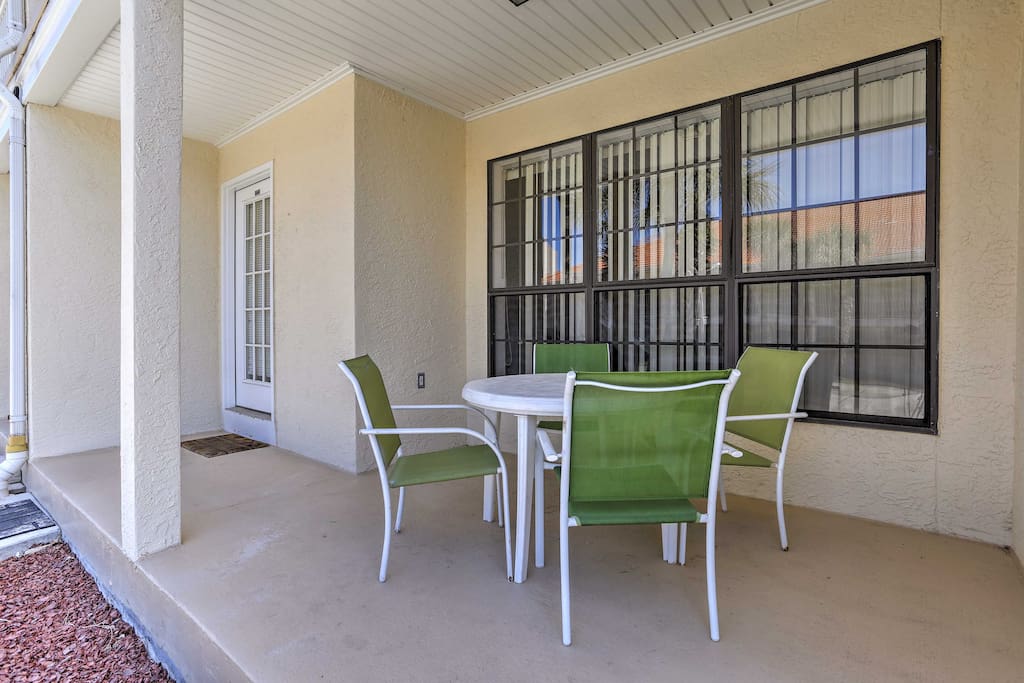 With beds for 6 and a private patio, this condo is perfect for families.
