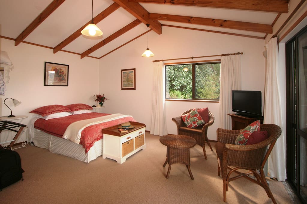 Warm roomy interior