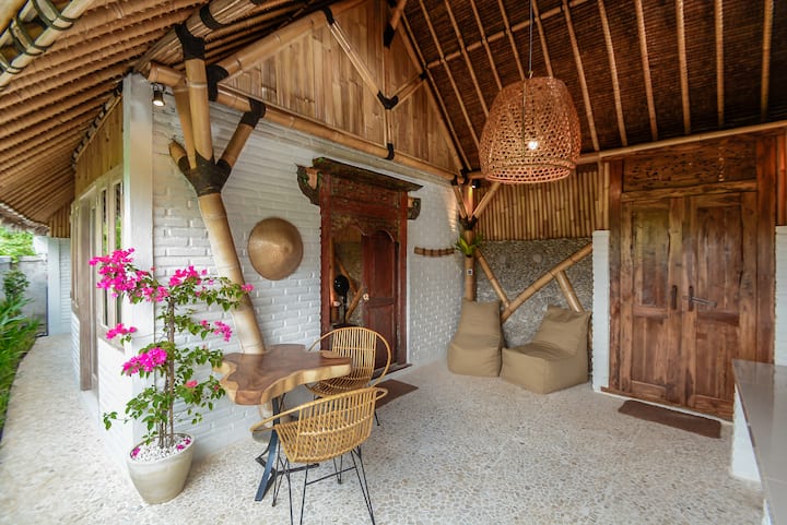 Unique Design Bamboo Room In Ubud - Ubud
