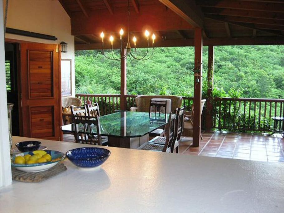Dining Room / Lounge Deck, view from Kitchen
