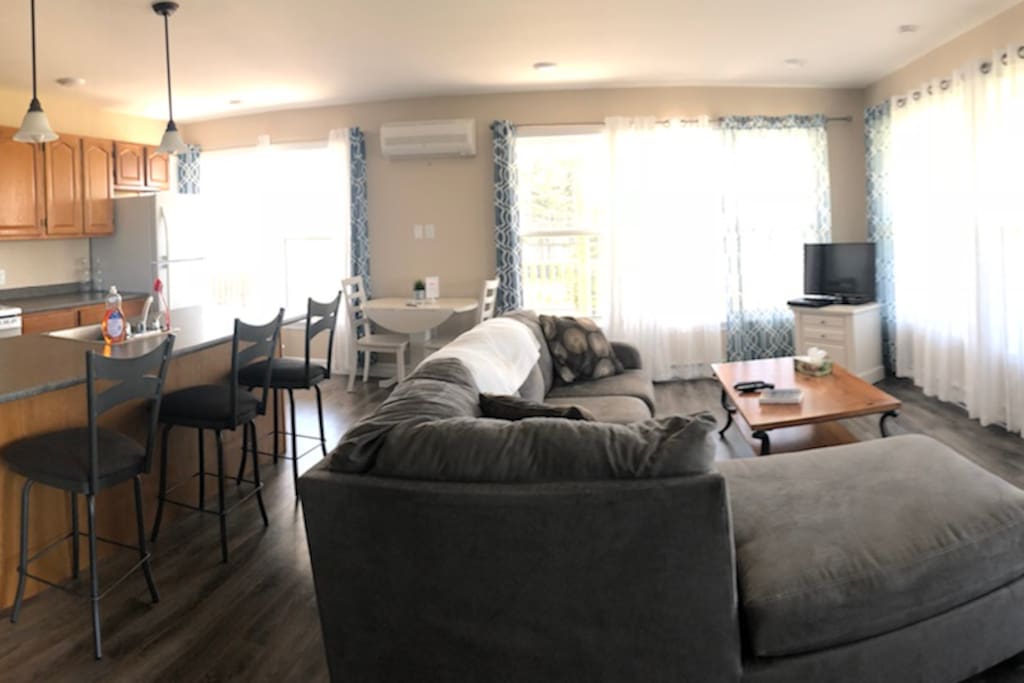 Living room/kitchen area