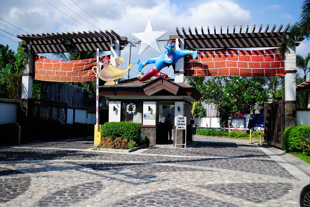 Village entrance