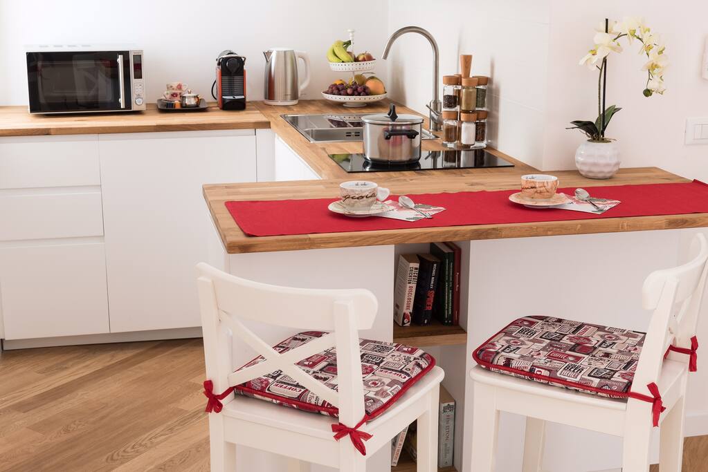 cucina della suite vista 2