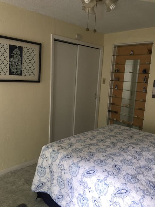 Some closet space.
