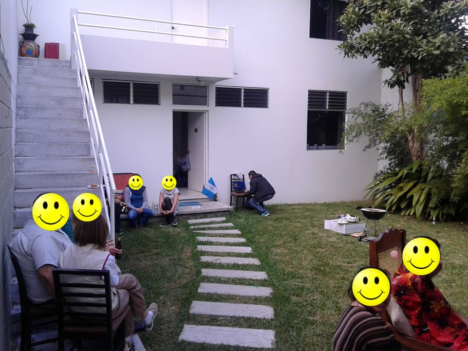 The (last) garden (party) - there is a bbq grill you can use