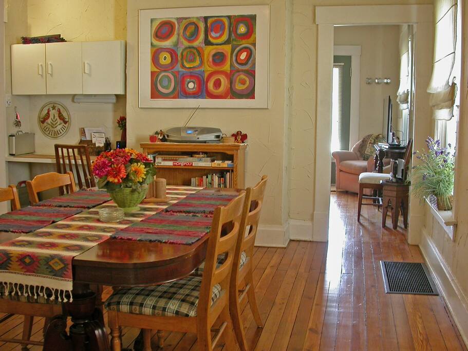 Dining Room, with view to Living Room.