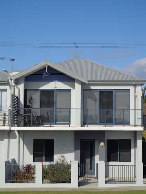 66 steps and you are on the beach.