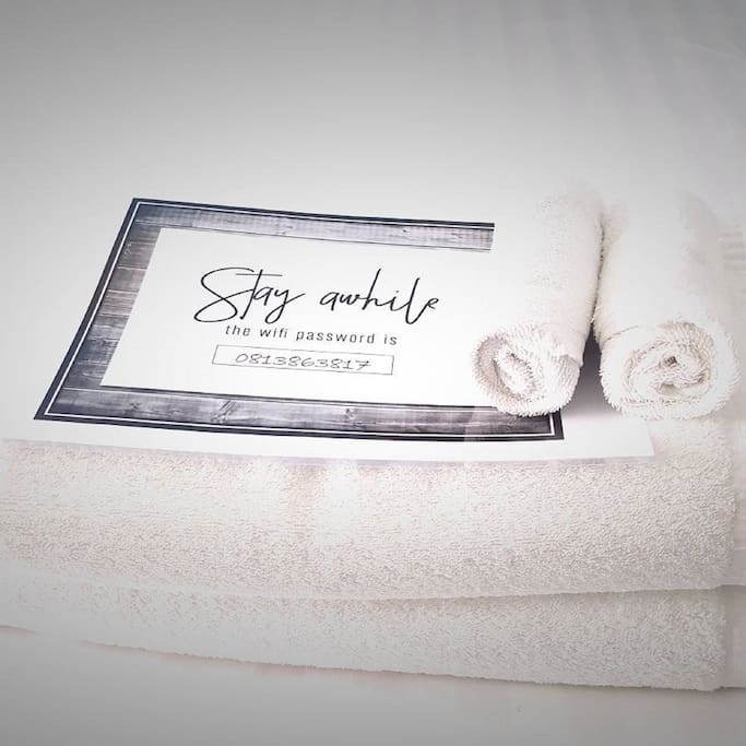 Towel is free