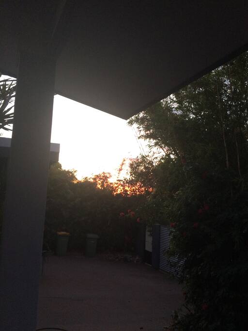 Our beautiful sunsets off the front deck