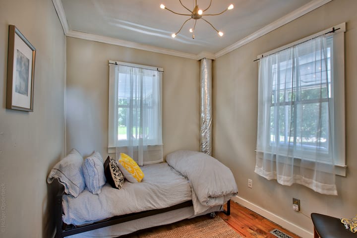 Downstairs bedroom with pull out trundle bed