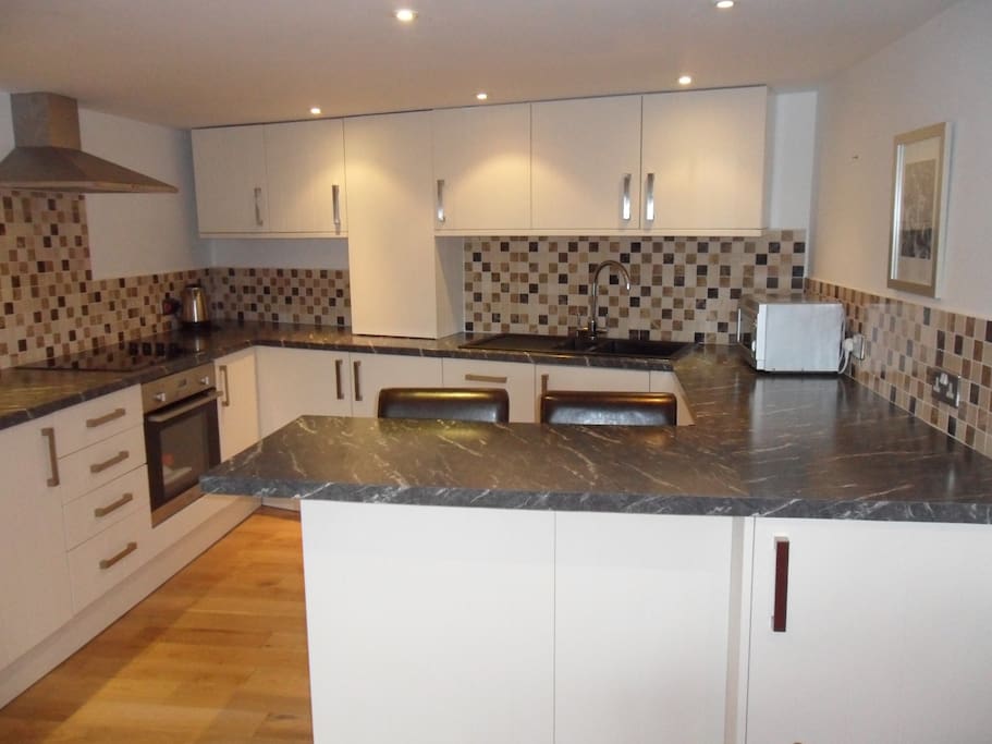 Open plan kitchen