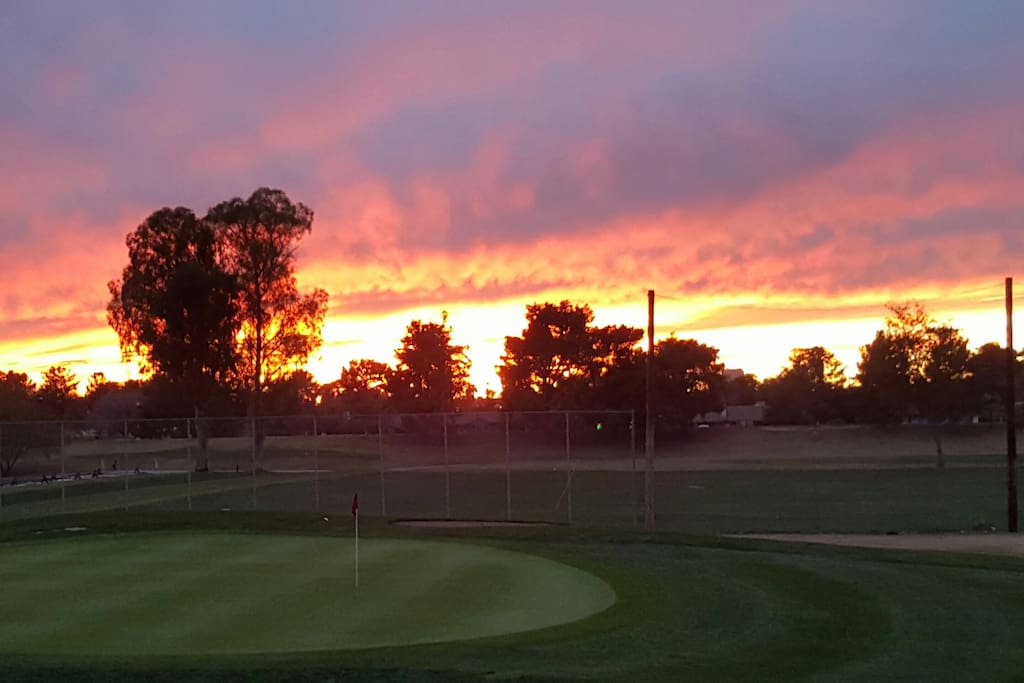 View from the patio