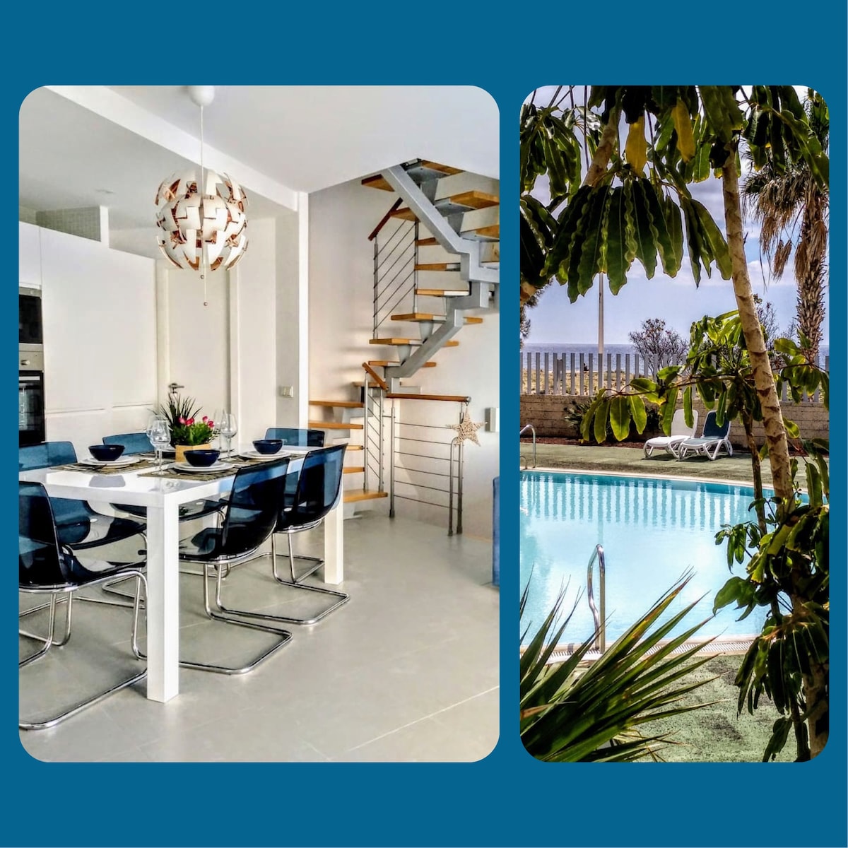 Annuncio Airbnb popolare: New and cozy duplex with ocean view a Granadilla De Abona