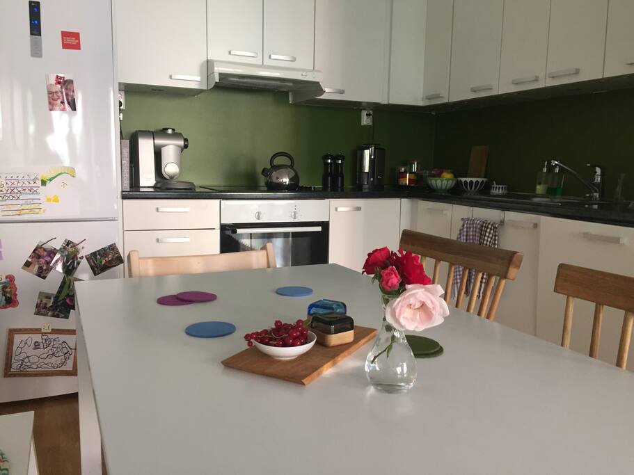 kitchen with table for 4