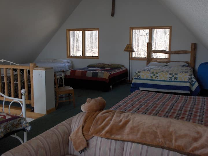 7 camas en loft